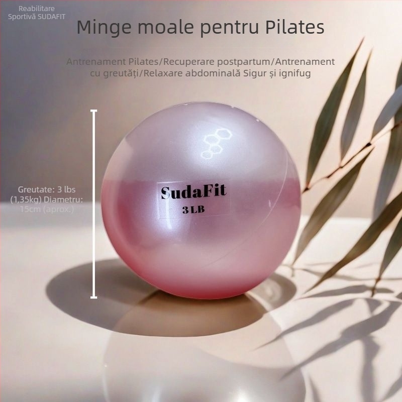 Minge de Pilates pentru antrenamentul mușchilor pelvieni – minge moale, umplută cu apă, din PVC, pentru reabilitare postpartum