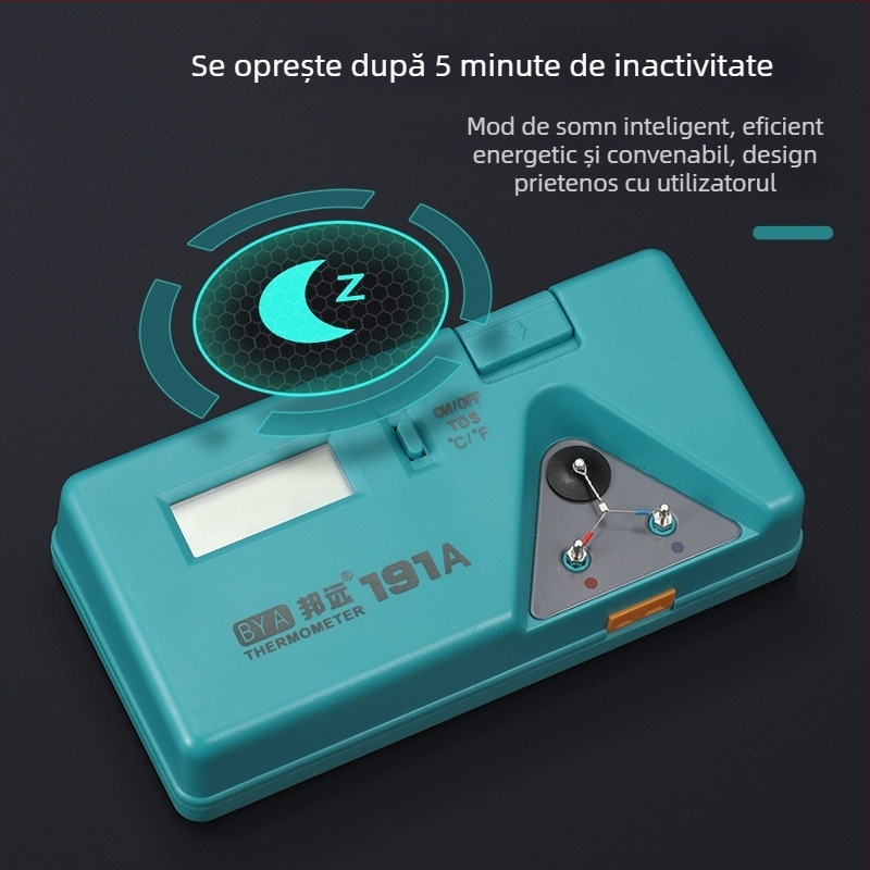BY191A Tester de temperatură pentru vârful lipitorului, sudură, termometru multifuncțional pentru cuptor de cositor