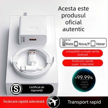Imbeidi Încărcător Huawei Mate50, 120W, cablu de 6A