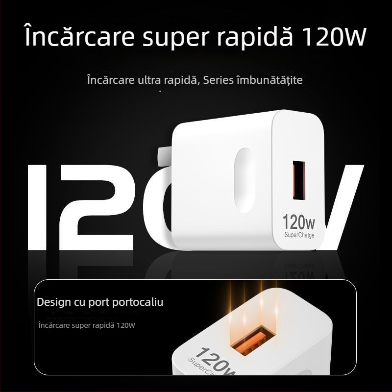 Imbeidi Încărcător Huawei Mate50, 120W, cablu de 6A