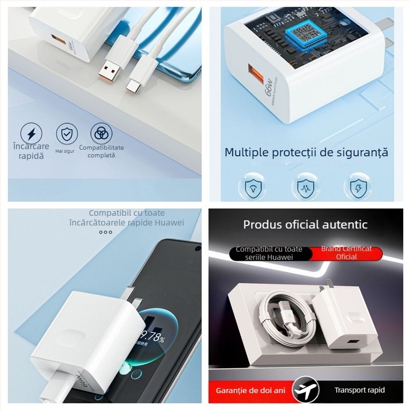 Imbeidi Încărcător Huawei Mate50, 120W, cablu de 6A