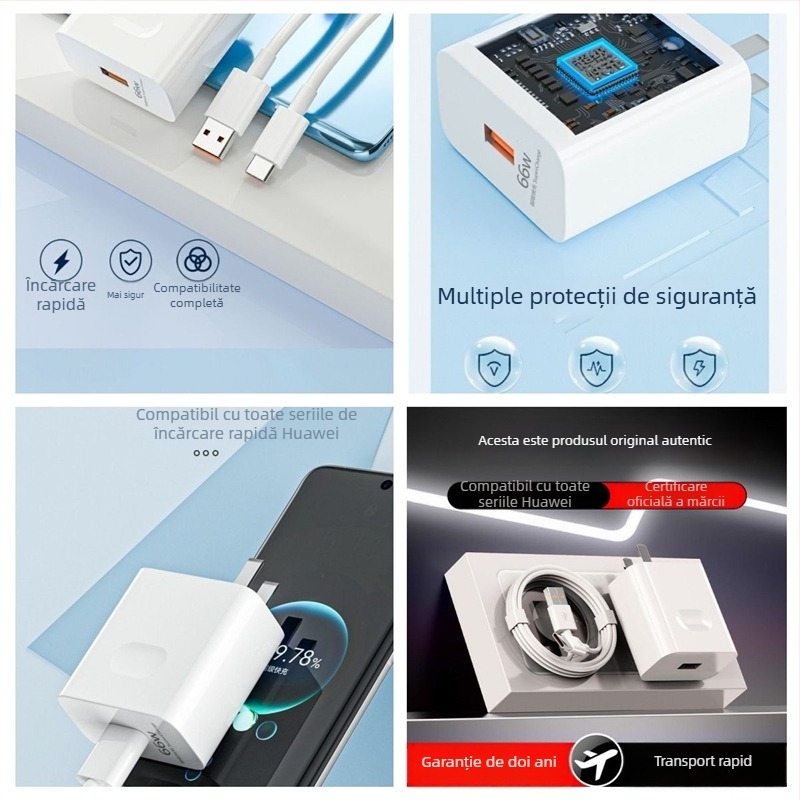 Imbeidi Încărcător Huawei Mate50, 120W, cablu de 6A