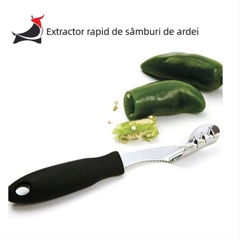 Cuțit pentru scoaterea semințelor și a miezului de ardei – din oțel inoxidabil, origine Yangjiang, procesare personalizabilă, lansare 2017