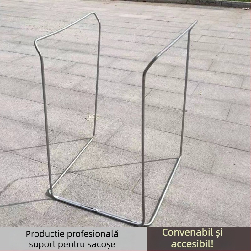 Raft pentru ambalare expres cu cadru de susținere pentru pungi — construcție metalică