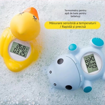 Termometru de apă pentru baie pentru bebeluți – design caricatură, termometru electronic pentru baie, pentru nou-născuți, model TH158, brand Sanywun/Sanyin