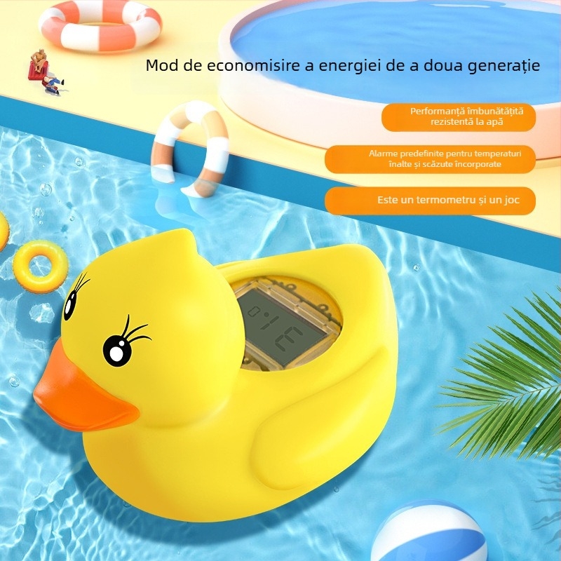 Termometru de apă pentru baie pentru bebeluți – design caricatură, termometru electronic pentru baie, pentru nou-născuți, model TH158, brand Sanywun/Sanyin