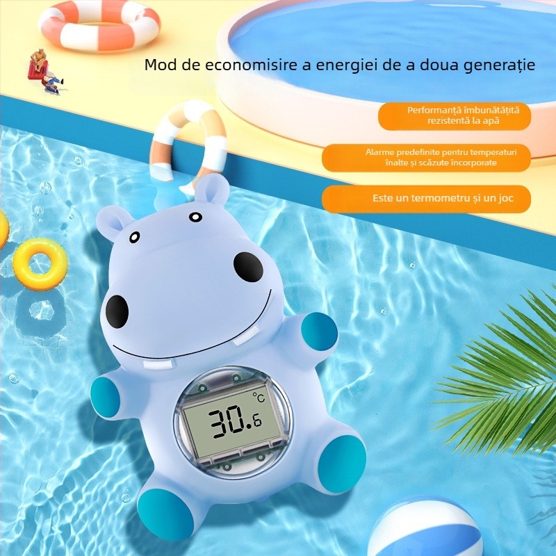 Termometru de apă pentru baie pentru bebeluți – design caricatură, termometru electronic pentru baie, pentru nou-născuți, model TH158, brand Sanywun/Sanyin