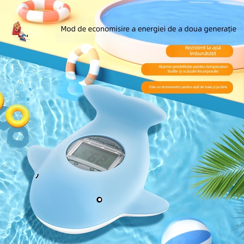 Termometru de apă pentru baie pentru bebeluți – design caricatură, termometru electronic pentru baie, pentru nou-născuți, model TH158, brand Sanywun/Sanyin