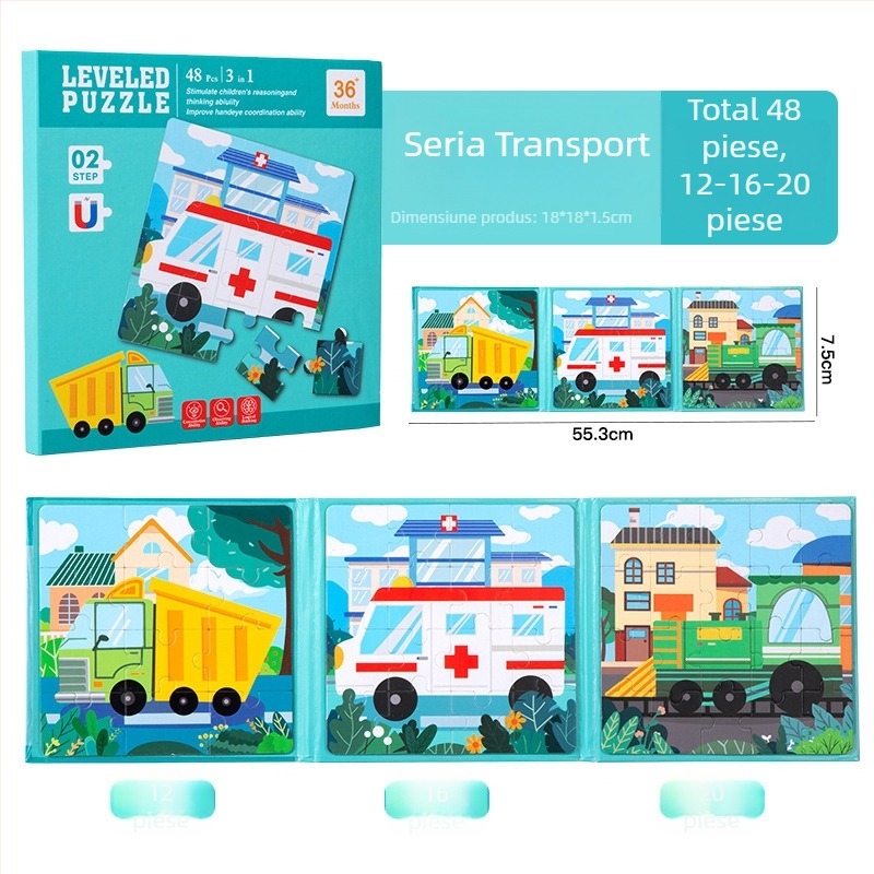 Puzzle plat – Hârtie, personalizabil conform desenelor, pentru copii 4-6 ani, Origine Zhejiang