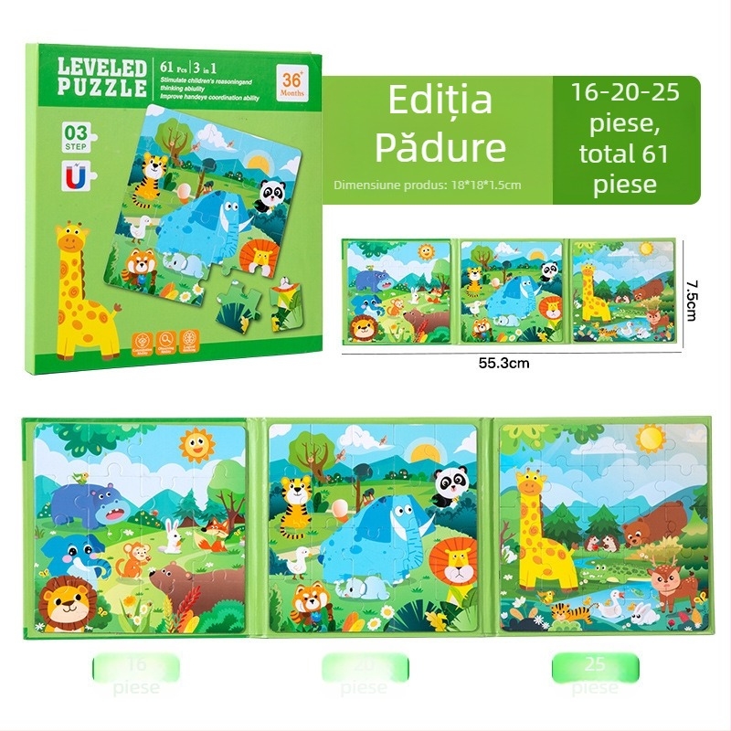 Puzzle plat – Hârtie, personalizabil conform desenelor, pentru copii 4-6 ani, Origine Zhejiang