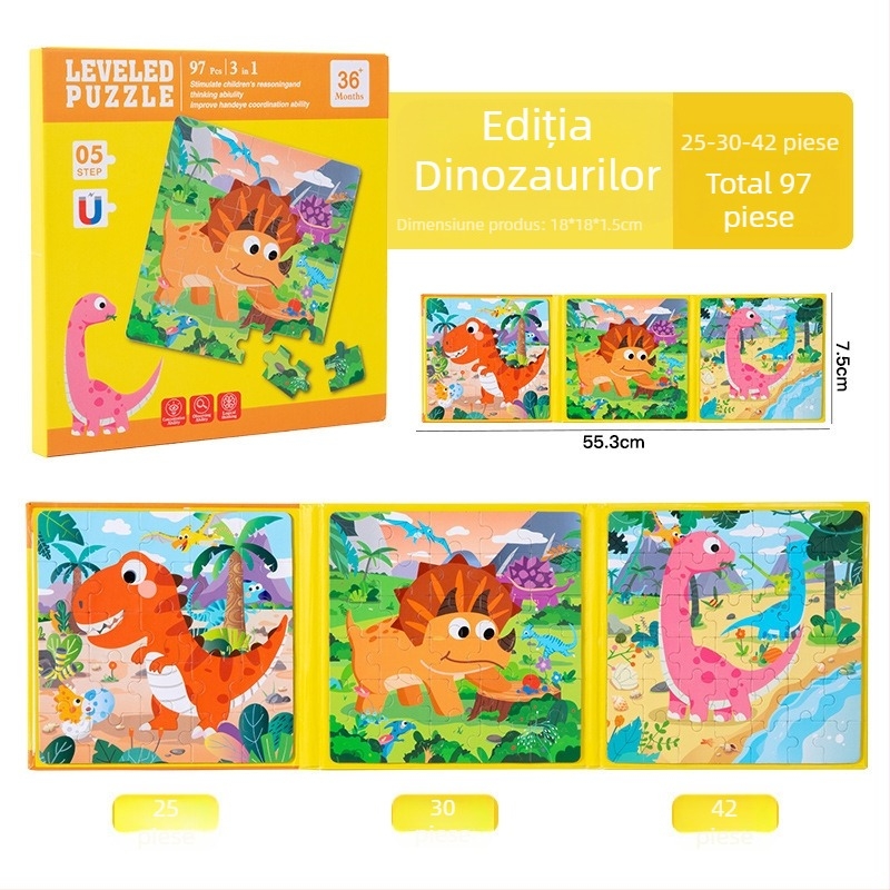 Puzzle plat – Hârtie, personalizabil conform desenelor, pentru copii 4-6 ani, Origine Zhejiang