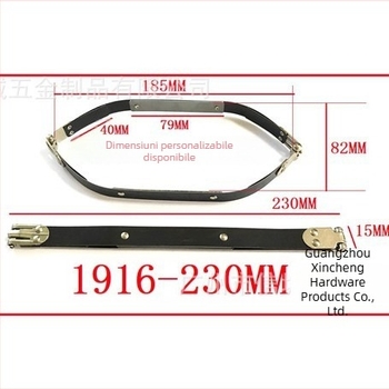 Clip pentru gura genții — oțel mangan, design cu clipsă de buzunar, accesorii pentru genți, personalizabil de Letter City