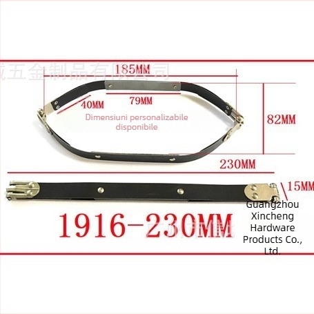 Clip pentru gura genții — oțel mangan, design cu clipsă de buzunar, accesorii pentru genți, personalizabil de Letter City