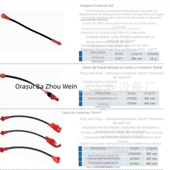 Cablu de conectare electric 35 mm2 • Weienke • Power Construction • Articol 4018 • Pentru lucru sub tensiune