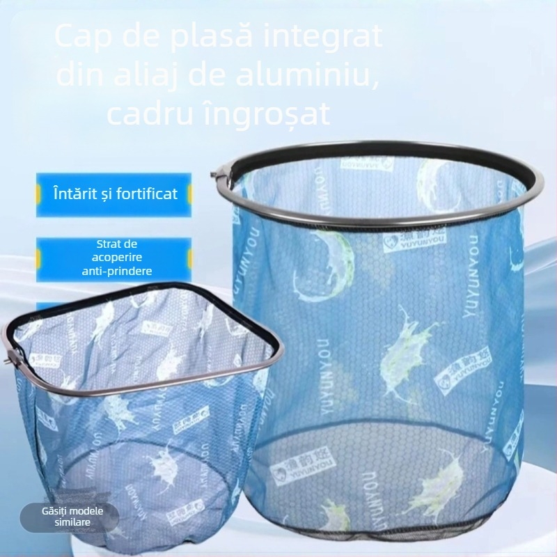 Capă pentru plasă de pescuit din aliaj de Aluminiu, versiune îmbunătățită, adâncită, Anti-Hook, rezistent la curgeri (Material: aliaj de aluminiu; Încărcare: Alte; Adâncime: Alte)