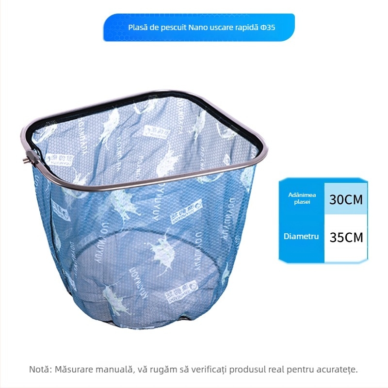 Capă pentru plasă de pescuit din aliaj de Aluminiu, versiune îmbunătățită, adâncită, Anti-Hook, rezistent la curgeri (Material: aliaj de aluminiu; Încărcare: Alte; Adâncime: Alte)