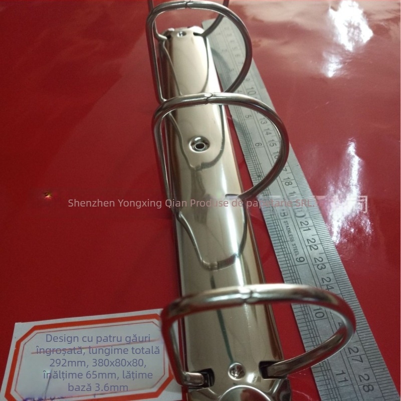 Clește pentru găuri cu 4 găuri, clips metalic cu nituri, instrument portabil de perforare pentru imprimare și legare