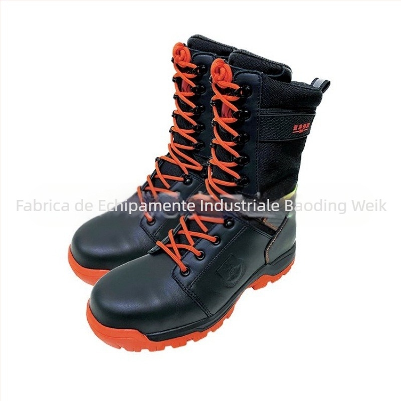 Ghete de pompieri forestieri cu vârf din oțel, protecție anti-perforație și rezistență la foc – Weinke Forest Fire Protection model, origine Hebei