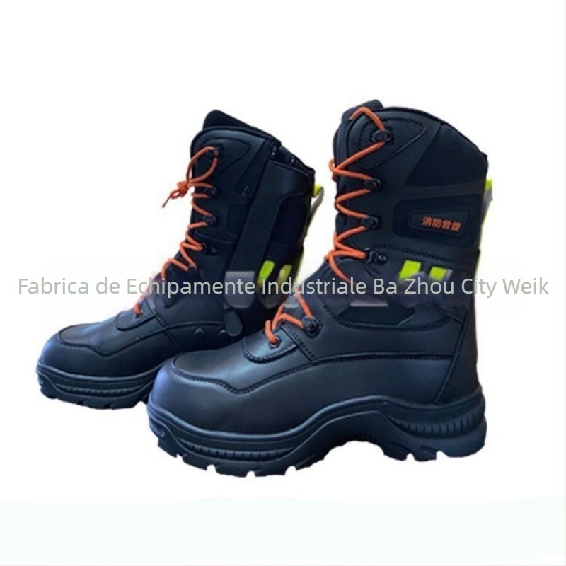 Ghete de pompieri forestieri cu vârf din oțel, protecție anti-perforație și rezistență la foc – Weinke Forest Fire Protection model, origine Hebei