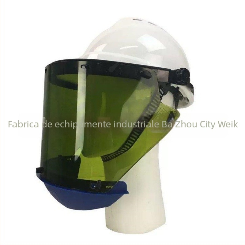 Cască anti-arcuri cu vizier, 14 Cal, pentru lucrări în circuite live, Brand Weinke, Model Electric Power Construction, Cod produs 4018