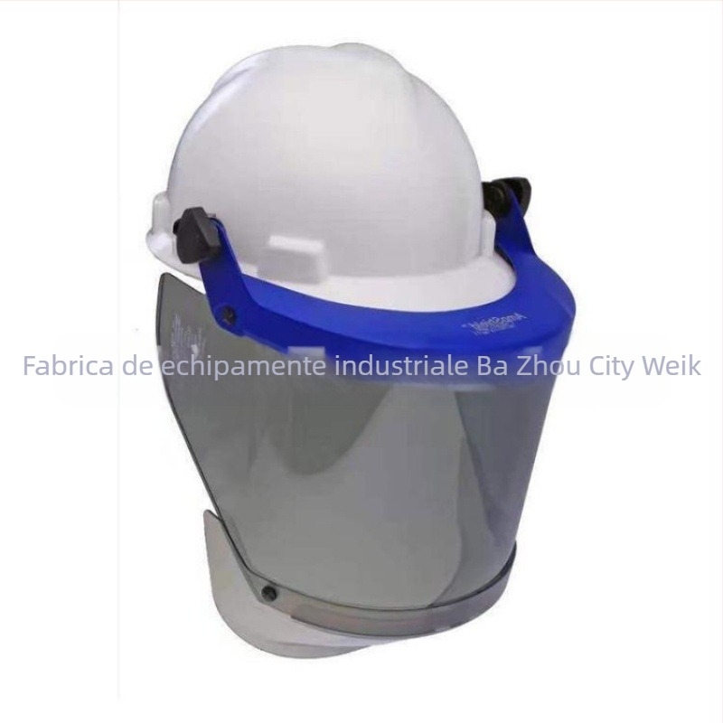 Cască anti-arcuri cu vizier, 14 Cal, pentru lucrări în circuite live, Brand Weinke, Model Electric Power Construction, Cod produs 4018