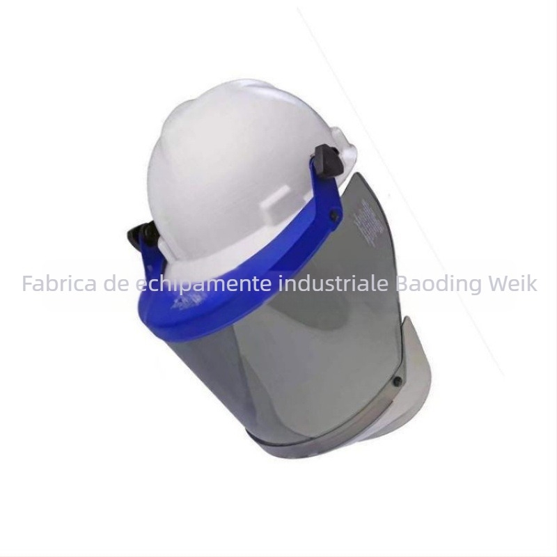 Cască anti-arcuri cu vizier, 14 Cal, pentru lucrări în circuite live, Brand Weinke, Model Electric Power Construction, Cod produs 4018
