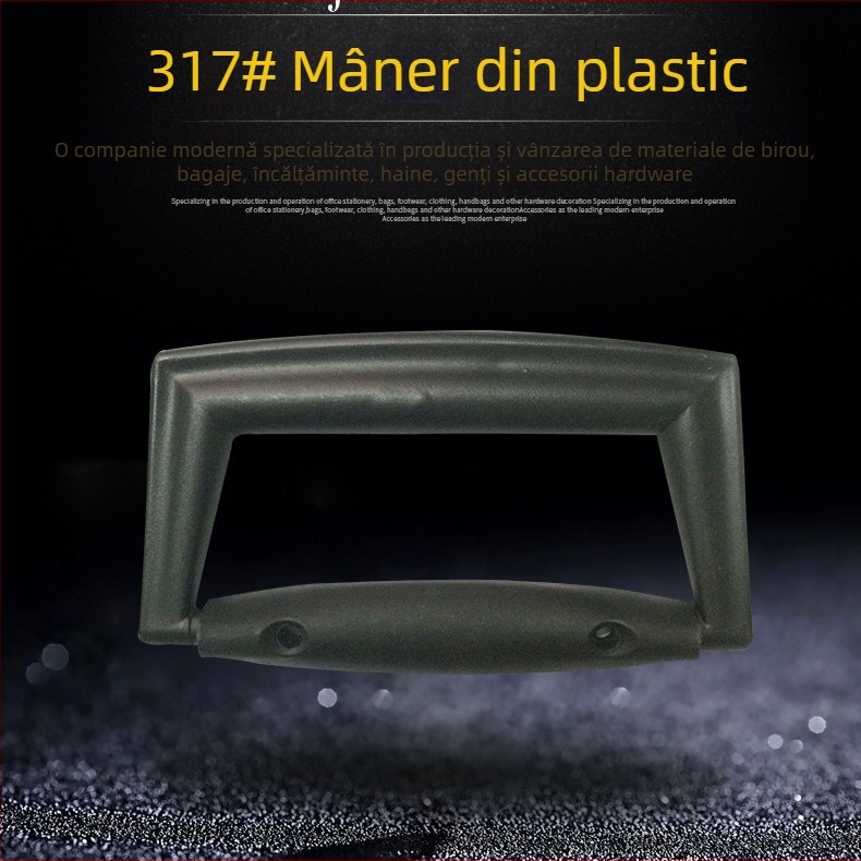 317 Mâner din plastic pentru bagaje, cutii de birou și cutii cadou