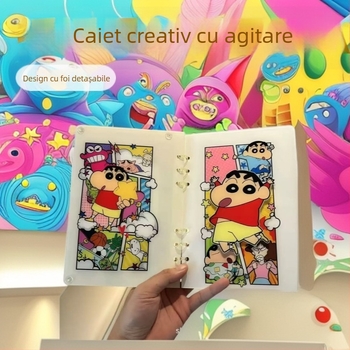 Notebook acrilic cu foi detașabile Cy016 – Chaoyan Acrylic, personalizabil, pagini interioare din Dowling hârtie, găuri rotunde, imprimare logo disponibil