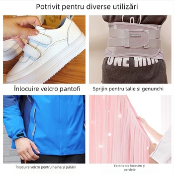 Bandă Velcro adezivă pentru pantofi și haine de copii — înlocuitor de închidere Velcro, marca Xigege