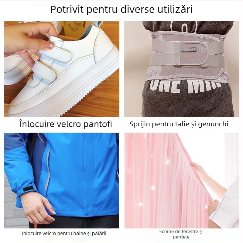 Bandă Velcro adezivă pentru pantofi și haine de copii — înlocuitor de închidere Velcro, marca Xigege