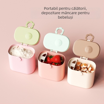 Cutie pentru lapte praf de bebeluși - cu design cu două straturi, potrivită de la naștere până la 3 ani, marcă Other
