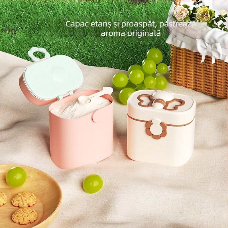 Cutie pentru lapte praf de bebeluși - cu design cu două straturi, potrivită de la naștere până la 3 ani, marcă Other