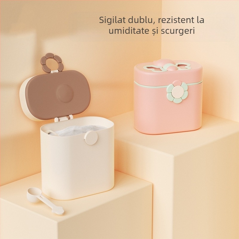 Cutie pentru lapte praf de bebeluși - cu design cu două straturi, potrivită de la naștere până la 3 ani, marcă Other