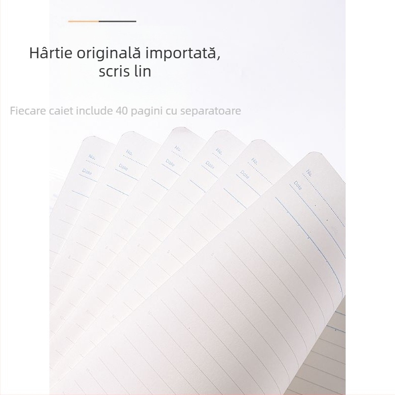 Caiet cu foi detașabile, KOKUYO RUCP10/11/12 (pagini interioare din plastic; 40 de foi; găuri standard)