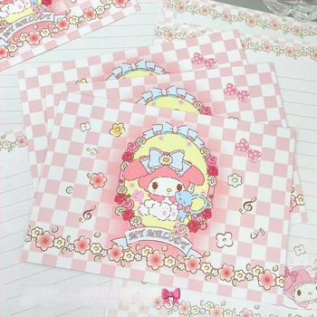 Set de hârtie pentru scrisori și plicuri cu ferestre, cadou romantic scris de mână pentru Ziua Îndrăgostiților, Model Nr. 3/b6, hârtie