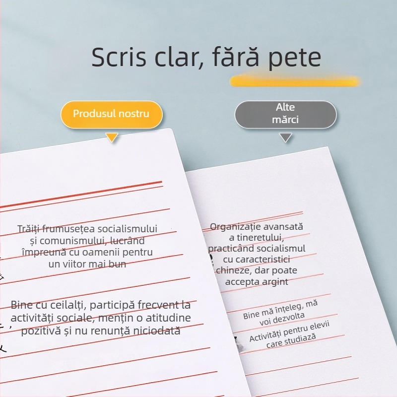Set de hârtie pentru scrisori în stil plic, hârtie ușoară, 16K, pentru scrisori scrise de mână