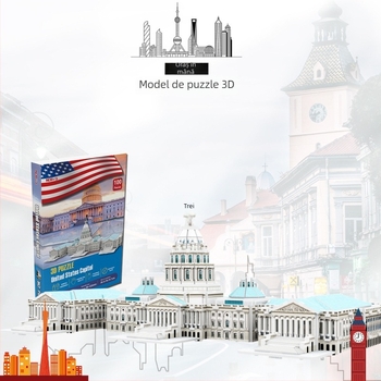 Puzzle tridimensional din hârtie — DIY, brandul nosto/Northto, pentru copii 7–14 ani.