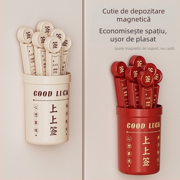 Clip magnetic sigilare pentru pungi alimentare, din plastic de calitate alimentară, rezistent la umezeală și menținerea prospețimii; potrivit pentru sigilarea laptelui praf și a gustărilor cu banane; imprimare logo disponibilă; 1 cutie cu 6 bucăți