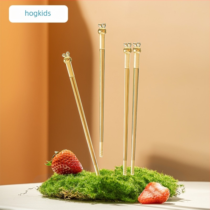 Bețișoare pentru copii - stil desen animat, material PPSU-P300, potrivite de la 36 de luni, Hogokids, 120 seturi