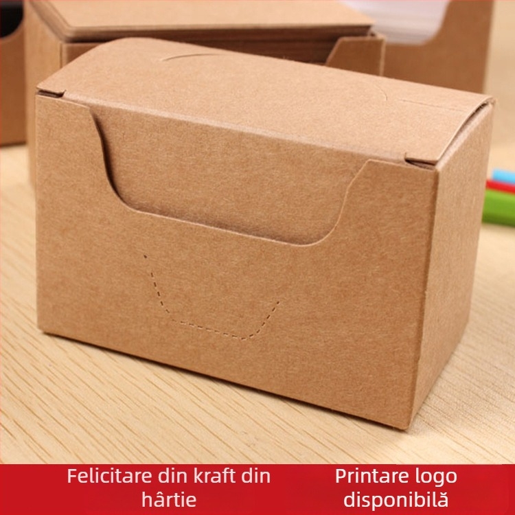 Carduri pentru cuvinte goale, 100 buc., 350 g/mp, DIY, colțuri rotunjite