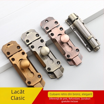 Zăvor tip A pentru uși și ferestre, model 9202, aliaj de zinc, stil antic, marcă Aichmann