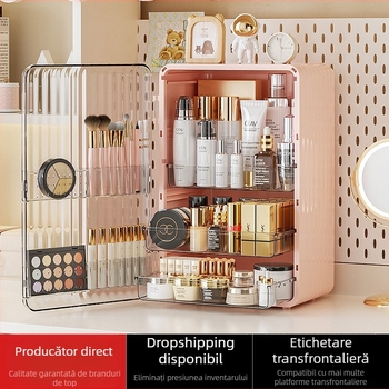 Dulap de depozitare pentru cosmetice cu sertare – Juming, din plastic, logo imprimat, personalizabil, 2024