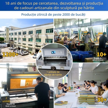 Palatul Potala 3D - Sculptură din hârtie cu note autocolante, ornament urban personalizat