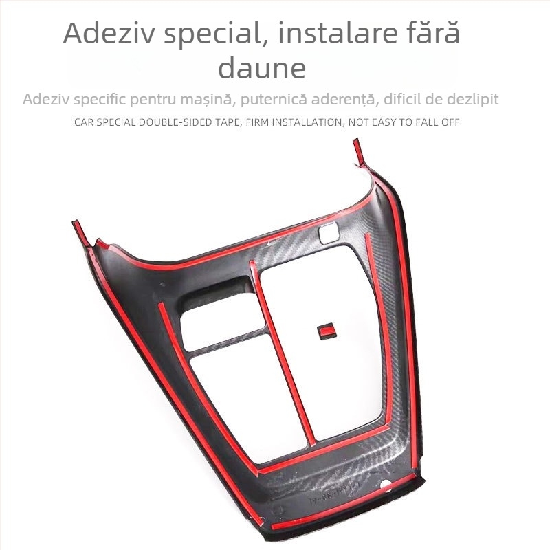 Kit interior ABS pentru Toyota RAV4 RongFang — ansamblu monobloc pentru consola centrală, suport pentru pahare și panou de comutare