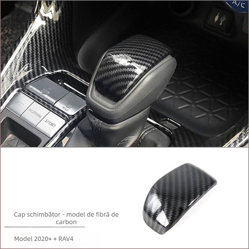 Kit interior ABS pentru Toyota RAV4 RongFang — ansamblu monobloc pentru consola centrală, suport pentru pahare și panou de comutare