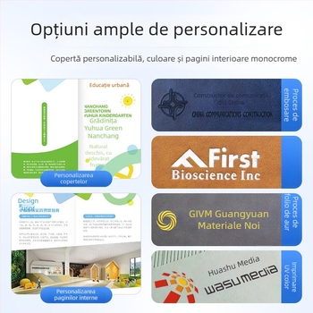 Caiet This is cool cu husă din piele PU, legare cusută, Dowling hârtie 80 g