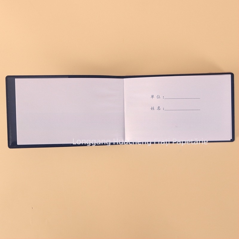 Bloc-notes de lucru portabil cu husă din piele PU și imprimare a logo-ului; legare adezivă; hârtie offset de 80 g/m²; nucleu interior îngroșat; imprimare logo disponibil