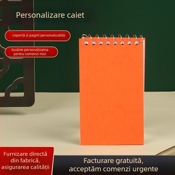 Caiet spiralat mic, personalizabil, Page wood, hârtie 80 g, pagini multiple