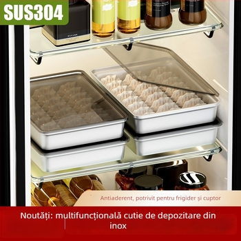 Cutie izolată din oțel inoxidabil pentru găluște, portabilă pentru depozitare și etanșare