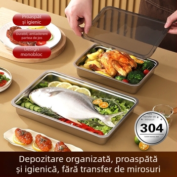 Cutie izolată din oțel inoxidabil pentru găluște, portabilă pentru depozitare și etanșare